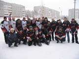 Десант североморских болельщиков в город Полярные Зори 17 февраля 2007 года